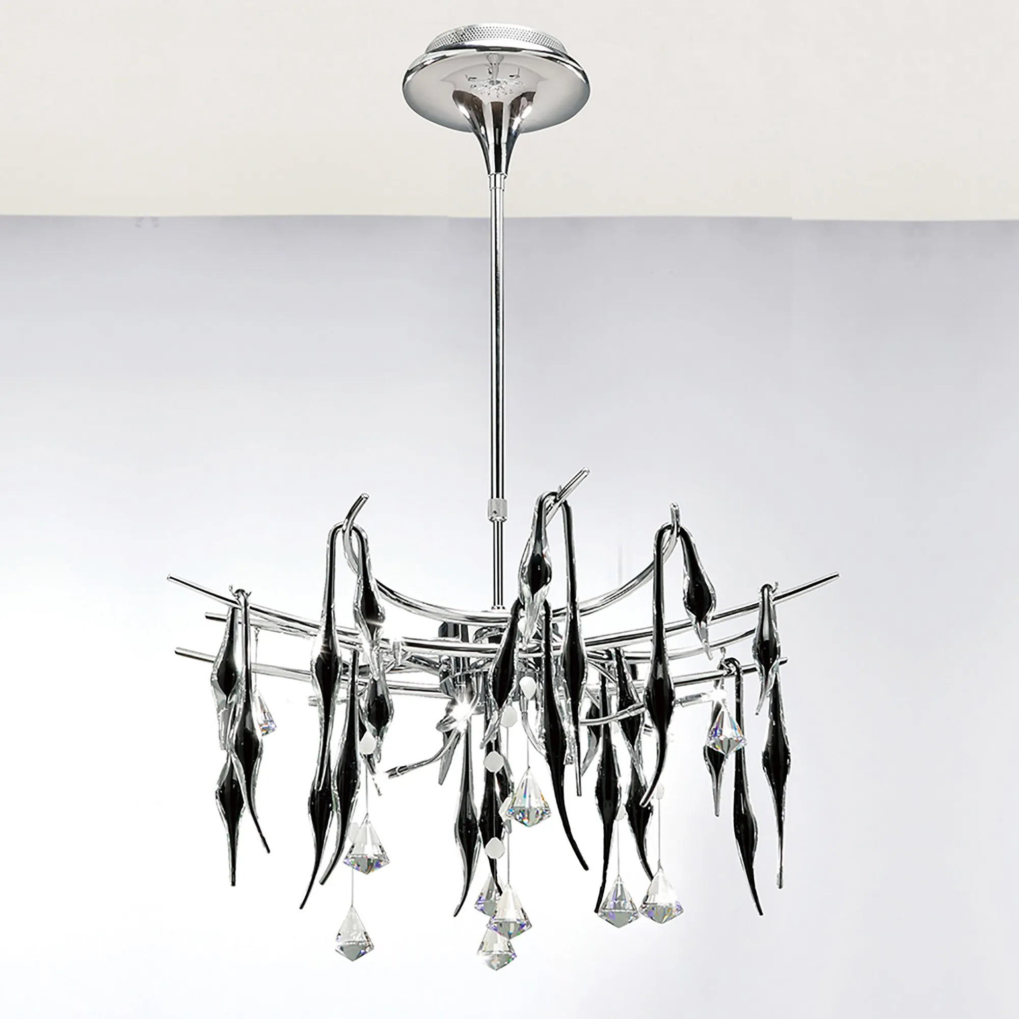 Cygnet Crystal Ceiling Lights Diyas Flush Crystal Fittings